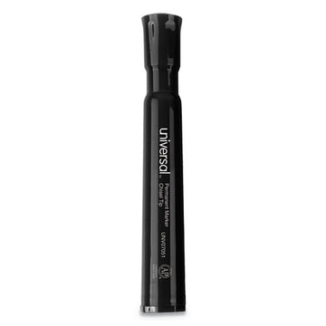 Universal™ Chisel Tip Permanent Marker, Broad Chisel Tip, Black, Dozen freeshipping - TVN Wholesale